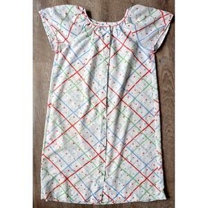 Vintage housecoat robe nightgown size‎ M